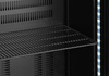 Réfrigérateur à boissons 1-porte, 243 l, acier noir laqué, dégivrage automatique | ARKTIC 236956