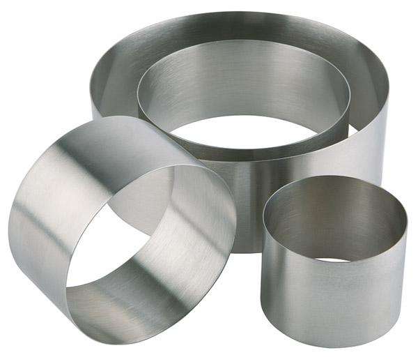 Cercle de pâtisserie et de boulangerie rond 8x4,5 cm | APS 92