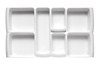 Bol CASCADE GN 2/4 en mélamine, blanc, 53x16,2x7,5 cm, 3,65 l | APS 83961