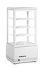 Vitrine réfrigérée 78 L, blanche, LED, dégivrage automatique | ARKTIC 233641
