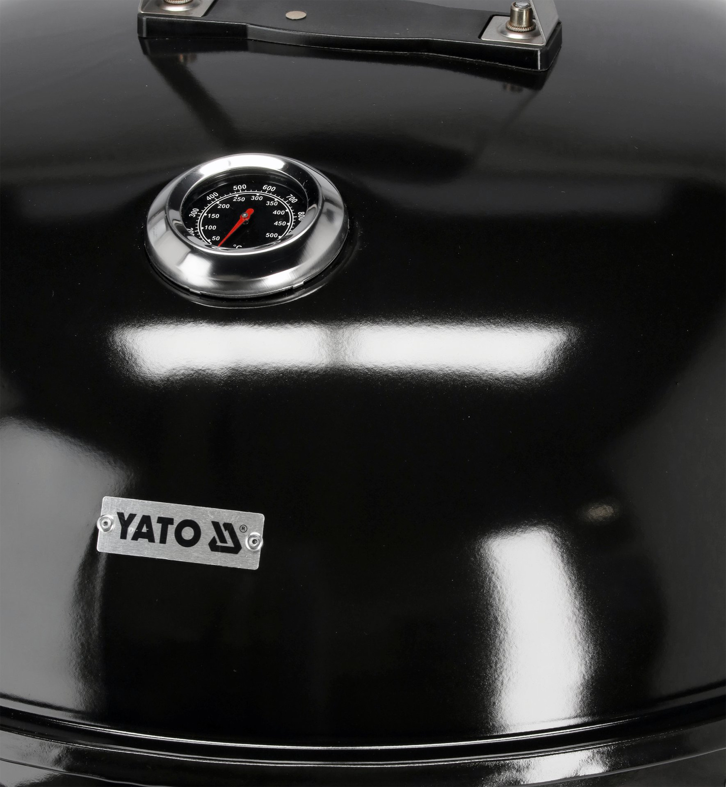 Grill à charbon, rond, Ø 54 cm noir | YATO YG-20300