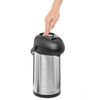 Thermos en acier de restauration avec pompe 4 L | FORGAST FG05804