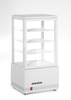 Vitrine réfrigérée posable 68 L, blanche, LED, acier inoxydable, 230 V | ARKTIC 233634