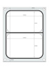 Matrice pour soudeuse en deux parties, 25x19,5 cm | HENDI 805596
