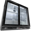 Réfrigérateur de bar pour boissons 2-portes, portes coulissantes 208 l | FORGAST FG07702