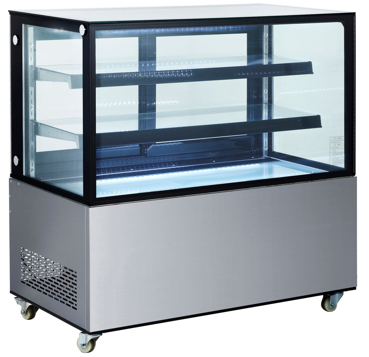 Vitrine réfrigérée 2 étagères 410 l, LED, refroidissement dynamique | ARKTIC 233450