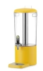 Distributeur de jus, UNIQ, conçu par Robert Bronwasser, 8L, jaune, 318x216x(H)532mm | HENDI 425039