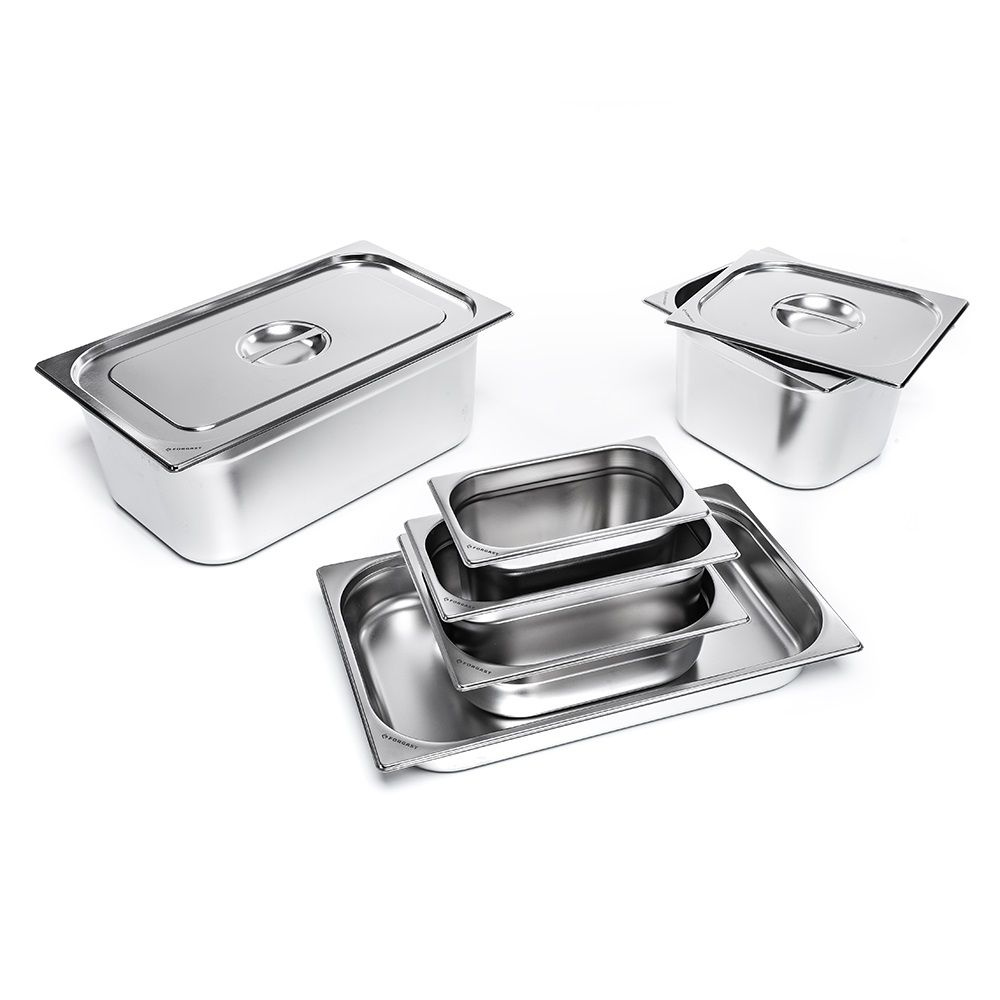 Couvercle GN 1/2 Standard en acier inoxydable | FORGAST FG04200V1