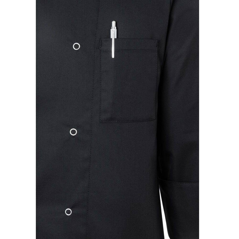 Veste de cuisine Basic homme noire | KARLOWSKY BJM 2-1