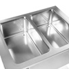 Bain-marie électrique autonome 2xGN1/1, 1,6 kW, 230 V | FORGAST FG09462