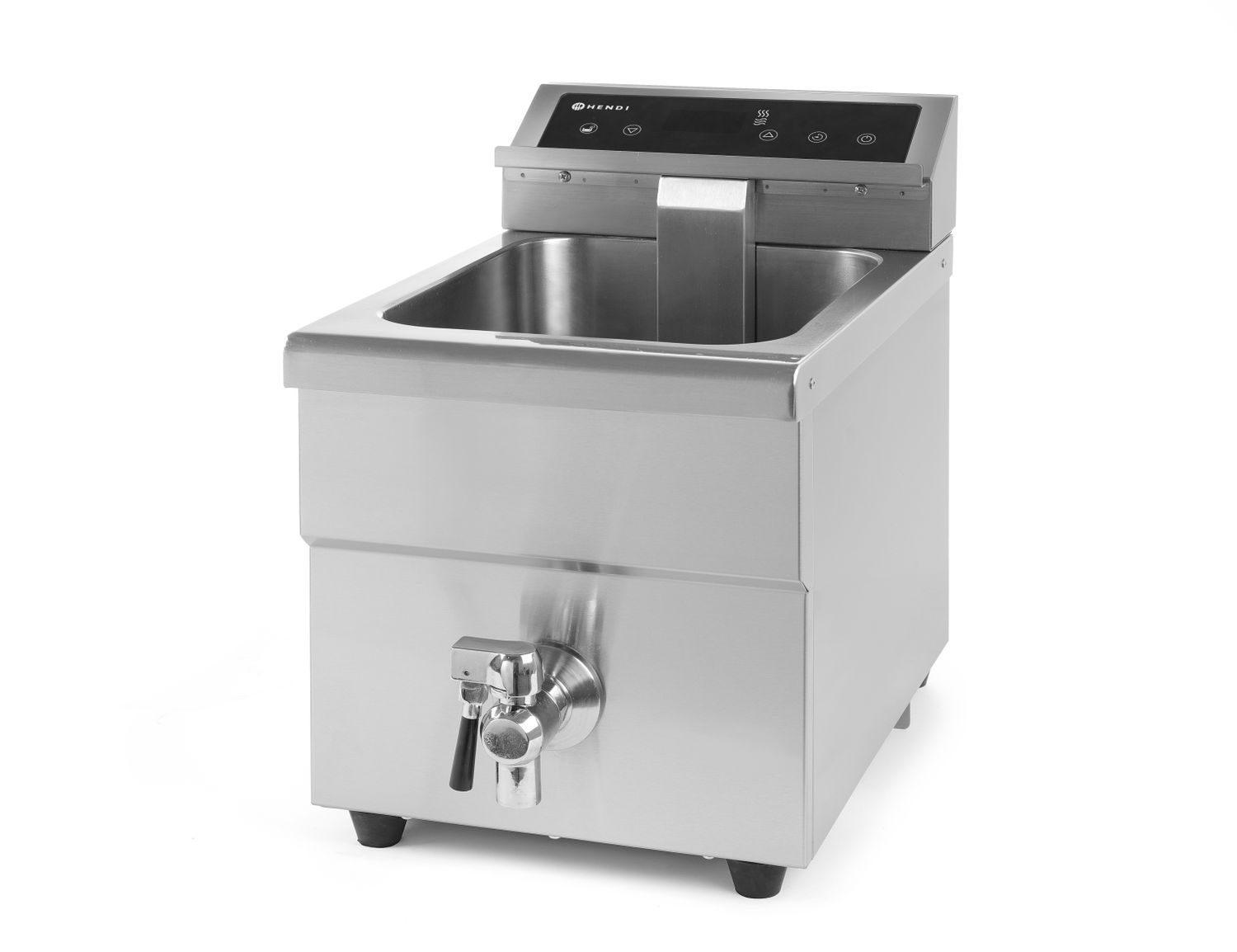 Friteuse à induction Kitchen Line 1 cuve 8 L, 3,5 kW, 230 V | HENDI 215012
