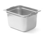 Récipient GN 1/2 prof. 20 cm avec poignées escamotables PROFI LINE | HENDI 803400