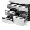 Tiroir avec glissières pour tables réfrigérées - lot de 2 pièces | FORGAST FG07125