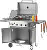 Barbecue à gaz AKKA 4+1, avec grille en fonte, 16 kW | LUND 99655
