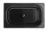 Bac GN 1/4 prof. 15 cm en polycarbonate noir | HENDI 862612