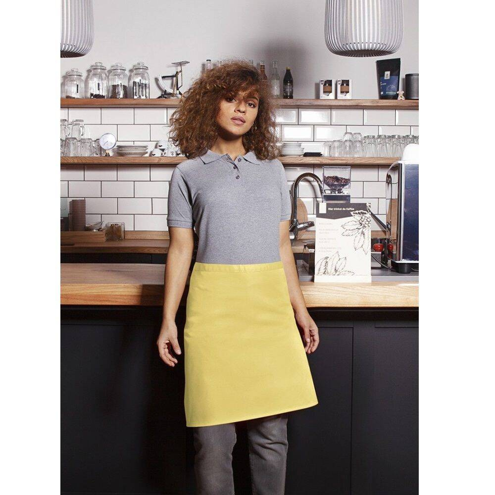 Tablier Basic 70 x 55 cm jaune ensoleillé | KARLOWSKY BVS 2-86-Stck