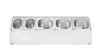 Support pour bacs GN 3 x 1/6 et 2 x 1/9 | HENDI 820049