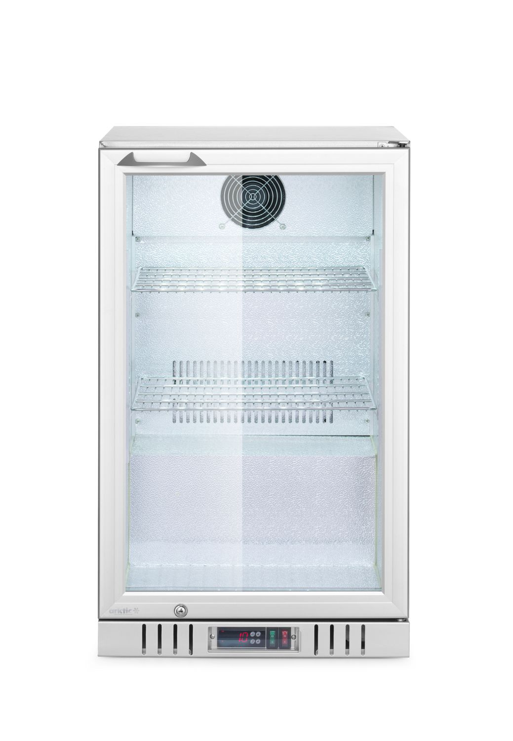 Réfrigérateur à boissons sous-comptoir 1 porte 75 L, aluminium, argenté | ARKTIC 236925