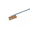 Brosse rotative en laiton pour four à pizza 20x6x4,6 cm | GI.METAL AC-SP/120