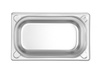 Récipient GN 1/4 prof. 15 cm en acier inoxydable KITCHEN LINE | HENDI 806548
