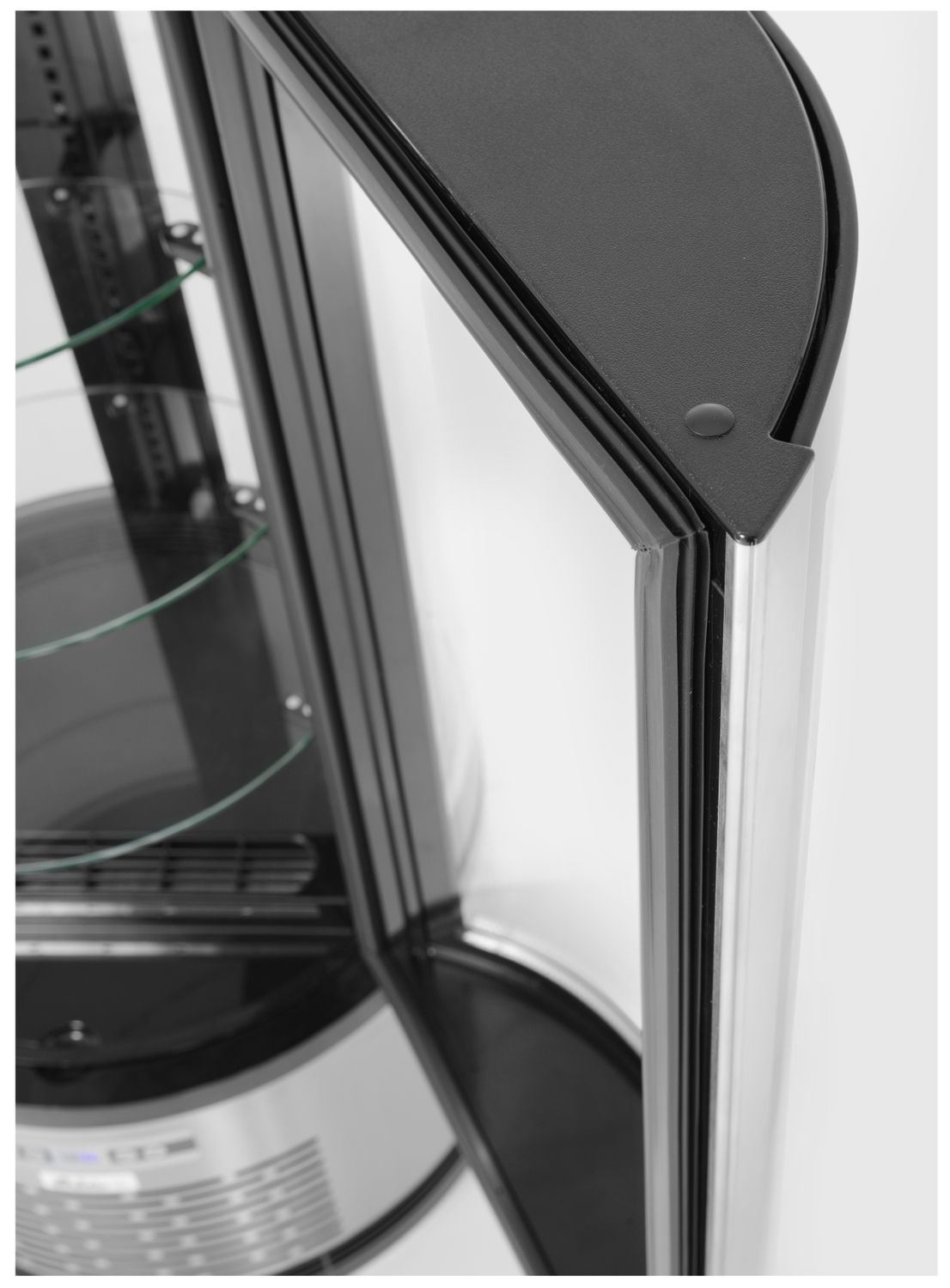 Vitrine réfrigérée ronde 100 L, LED, refroidissement dynamique | ARKTIC 233825