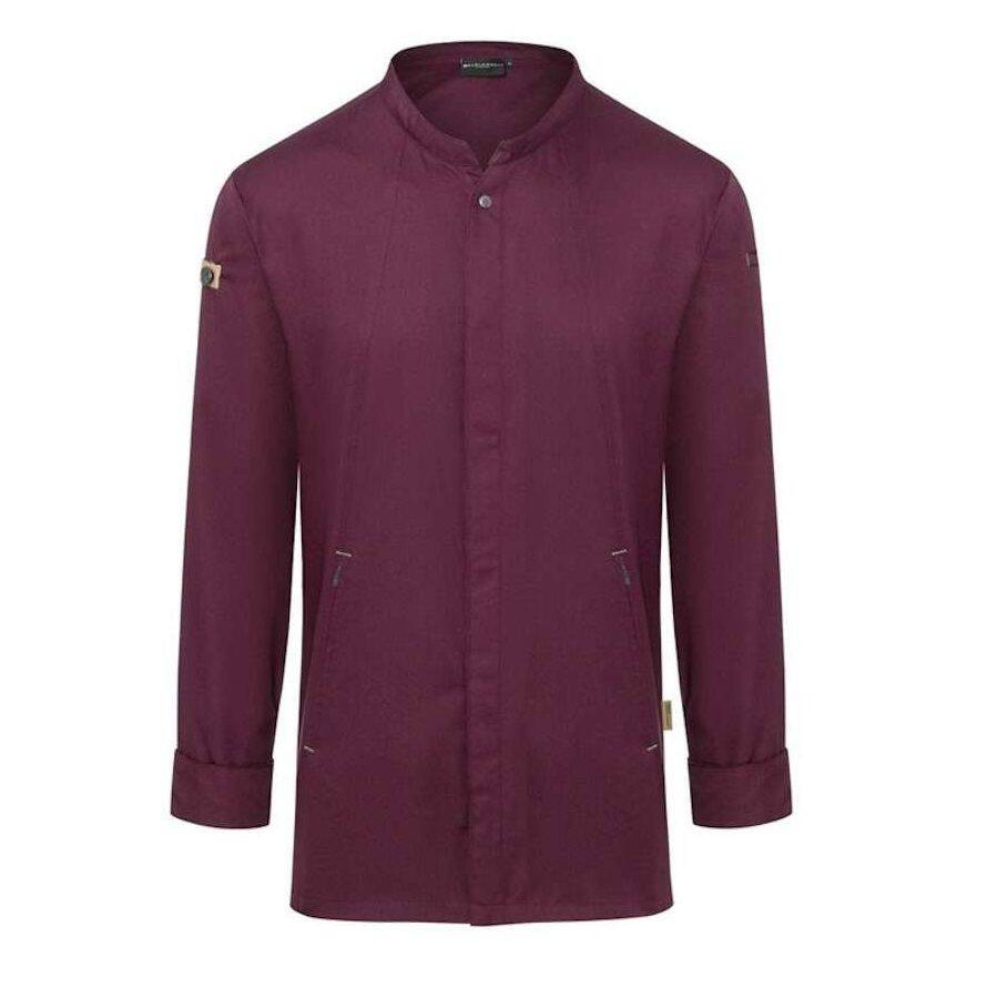 Veste de cuisine Green-Generation aubergine homme | KARLOWSKY JM 35-39