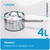 Casserole en acier inoxydable avec couvercle, 4 l, 20 cm | FORGAST FG02104