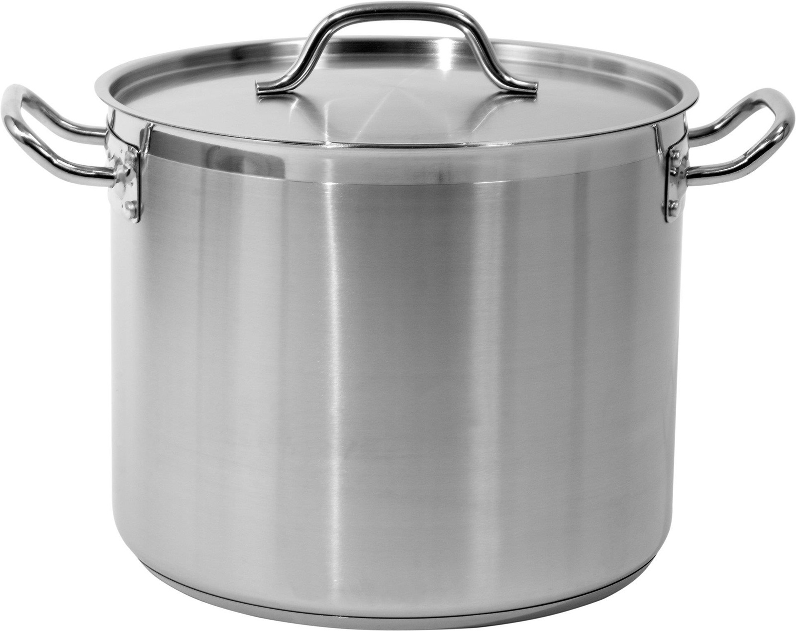 Marmite haute en acier inoxydable - capacité 20,9 l avec couvercle | YATO YG-00005