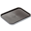 Plateau fast food brun, polypropylène, rectangulaire 40x30 cm | FORGAST FG12526