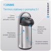 Thermos en acier pour restauration avec pompe 5 L | FORGAST FG05805