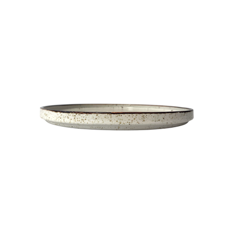 Assiette plate à bord Arondi crème 25 cm | KERA CERAMIKA 18.2/R.K