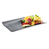 Plateau GLAMOUR, en mélamine, gris, 37x11x2,5 cm | APS 84378