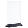 Support de menu format A4, en 2 parties, 21x7x32 cm | APS 71529