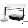 Protection de buffet, structure noire, 93x53x50,5 cm | APS 98120