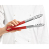 Pince de service HACCP, rouge, 30 cm | FORGAST FG11124