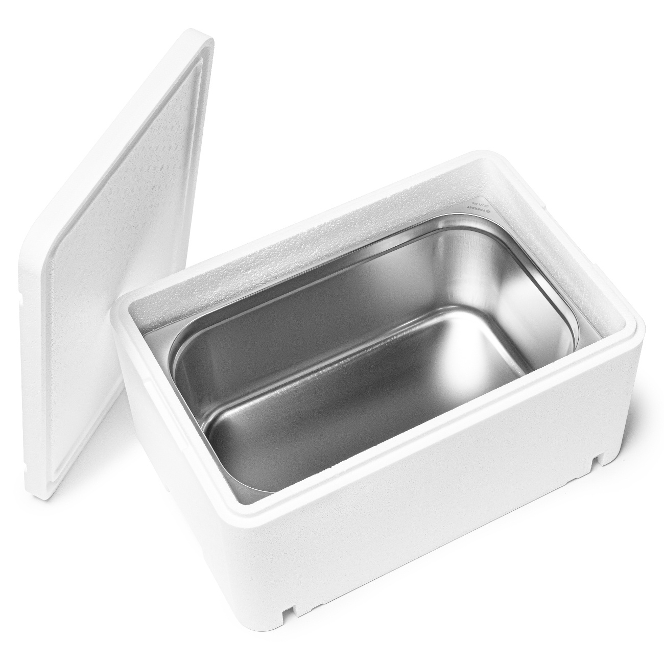 Récipient isotherme en polystyrène expansé GN 1/1 200 | FORGAST FG05417
