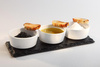 Plateau de présentation en ardoise pour plats MORRA 28x10x0,9 cm | APS 987