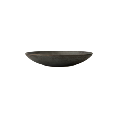 Assiette creuse Still Cristall hématite 24 cm | KERA CERAMIKA 14.5/C.HEM