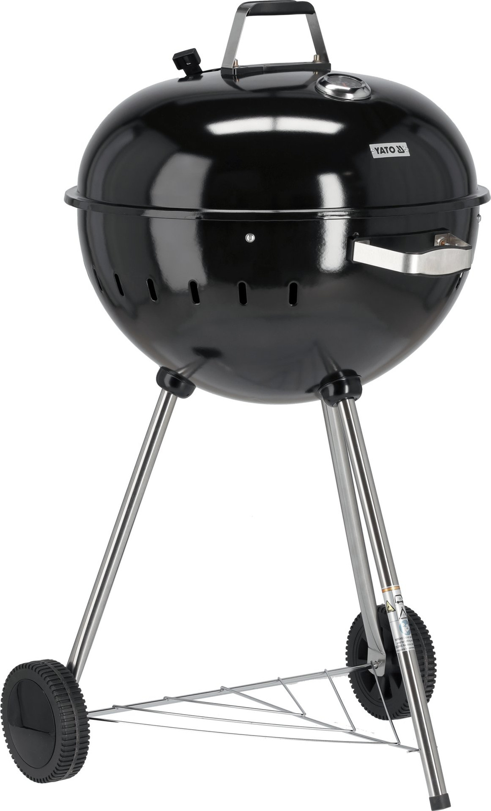 Grill à charbon, rond, Ø 54 cm noir | YATO YG-20300