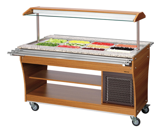 Étagère pour plateaux pour chariots de buffet 4x 1/1 GN, 1 pc. | BARTSCHER 125503