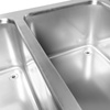 Bain-marie électrique autonome 2xGN1/1, 1,6 kW, 230 V | FORGAST FG09462