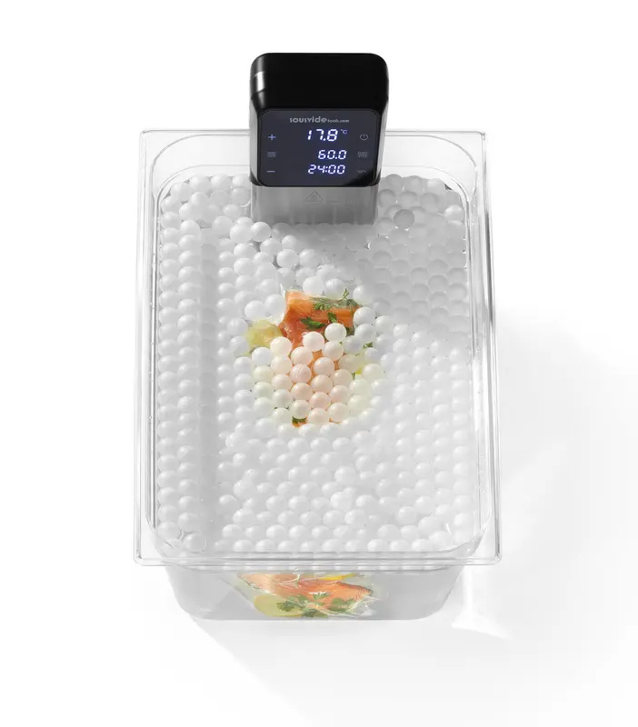 Billes de cuisson sous-vide, 500 pcs, blanc, polypropylène, 2 cm | HENDI 551998