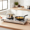 Cuisinière électrique 2 feux, 2,5 kW, 230 V, série HOME | FORGAST FG09042