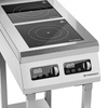 Cuisine à induction 2 zones avec soubassement, 2x3,5 kW, 400 V | FORGAST FG09036