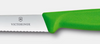 Couteau à légumes et fruits Swiss Classic, lame dentelée, vert, long. lame 10 cm | VICTORINOX 6.7734.C1