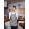 Tablier court Basic 75 x 60 cm avec poche et boucle gris basalte | KARLOWSKY BLS 6-90-Stck
