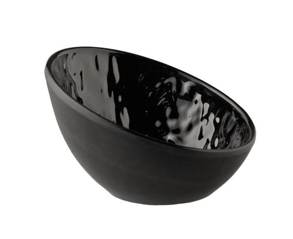 Bol TAO, noir en mélamine, 10,5x10x6,5 cm, 70 ml | APS 83649