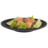 Assiette NERO en mélamine, noire, 21 cm | APS 85063