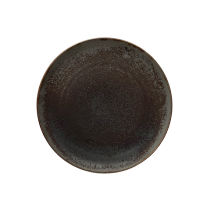 Assiette plate Still Cristall hématite 27 cm | KERA CERAMIKA 14.2/C.HEM