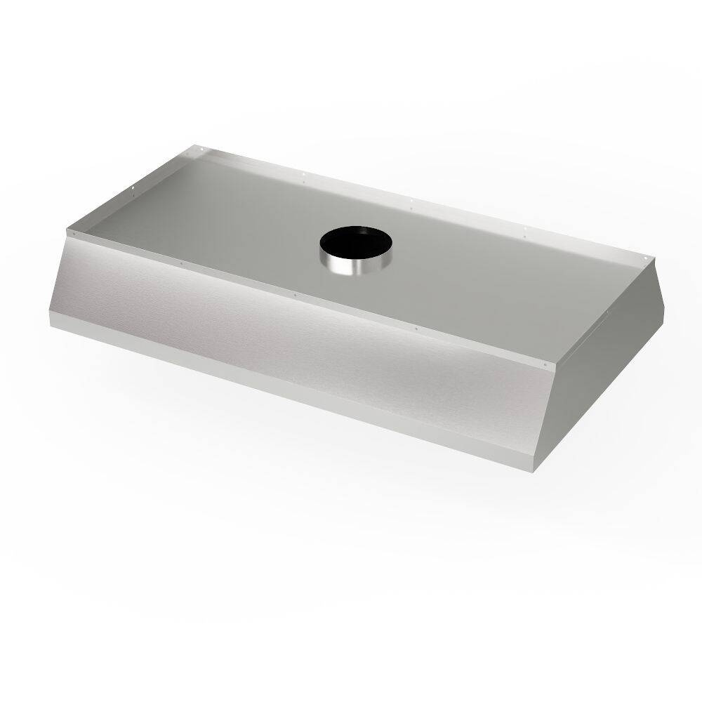 Hotte centrale en acier inoxydable 160x180 cm | FORGAST